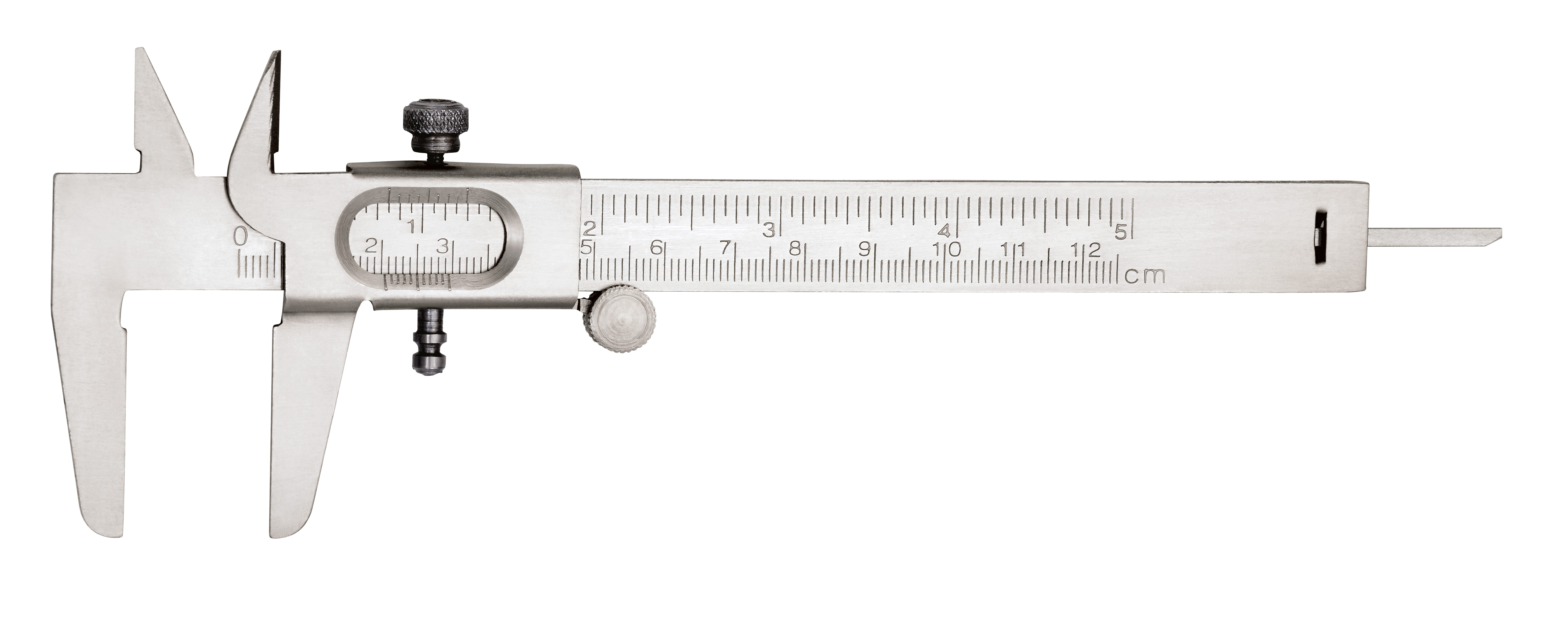 Milwaukee® Empire® 2784 Vernier Caliper, 0 to 5 in Measuring, Graduations 1/16 in, 1-1/4 in D Jaw, Steel, Silver